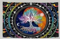 L0669  ONE (1) Colorful Bohemian Style Tree of Life Wall Hanging