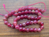 B9961  ONE (1) FULL Strand of Watermelon Tourmaline Beads