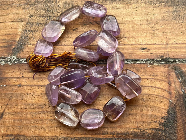 B5204  ONE (1) FULL Strand of Ametrine Beads