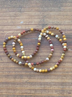 B8342  ONE (1) FULL Strand of Mookaite Jasper Beads