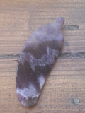 GEM5526  ONE (1) Carved Dream Amethyst Feather