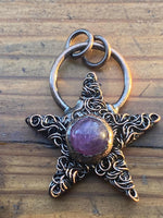 L1003  Hand Altered Boho Pendant