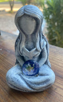 N0192  ONE (1) Ceramic Goddess Figurine “Earth”