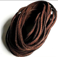 L2320  Bulk Lot of Man Made Suede Leather”Brown”