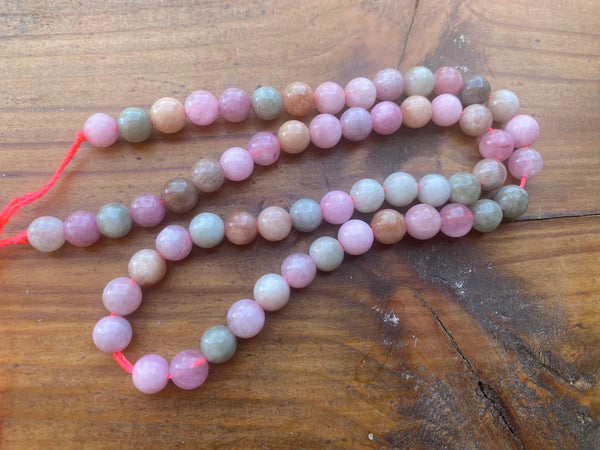 B7239  ONE (1) FULL Strand of Morganite Gemstone Beads