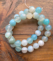 B7224  ONE (1) FULL Strand of Amazonite Gemstone Beads