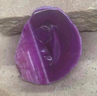 P1310   Lavender and Purple Dragon Veined Agate Bead/Pendant