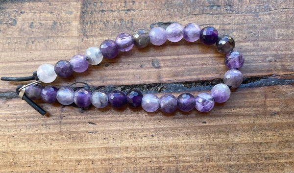 B5303  ONE (1) FULL Strand of Amethyst Gemstone Beads