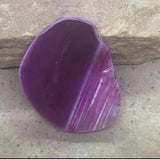 P1310   Lavender and Purple Dragon Veined Agate Bead/Pendant