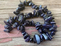 B3998  FULL Strand of Blue Goldstone Nugget Beads