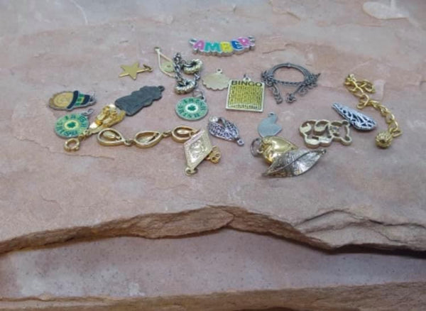 M0414  a “LOT” of different metal charms/pendants