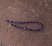 B3340  FULL Strand of Czech Glass Beads “Purple”