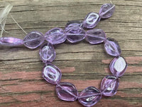 B4156   FULL Strand of Glass Beads “Purple”