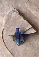 P1913  Lampwork Glass Pendant “Blue”