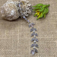 B2112 ONE Strand of TEN (10) Angel Metal Charms and Crystal Faceted Beads