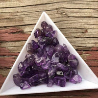 B2311   FIFTY (50) Amethyst Gem Chip Beads