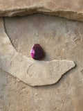 B2819   Purple Teardrop Agate Bead/Pendant