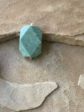 B3027   HUGE Faceted Agate Bead/Pendant “Green”