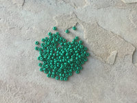 B3714   “LOT” of Czech Glass Seed Beads “Green”