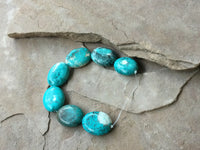 B3834  FULL Strand of Turquoise Howelite Nugget Beads