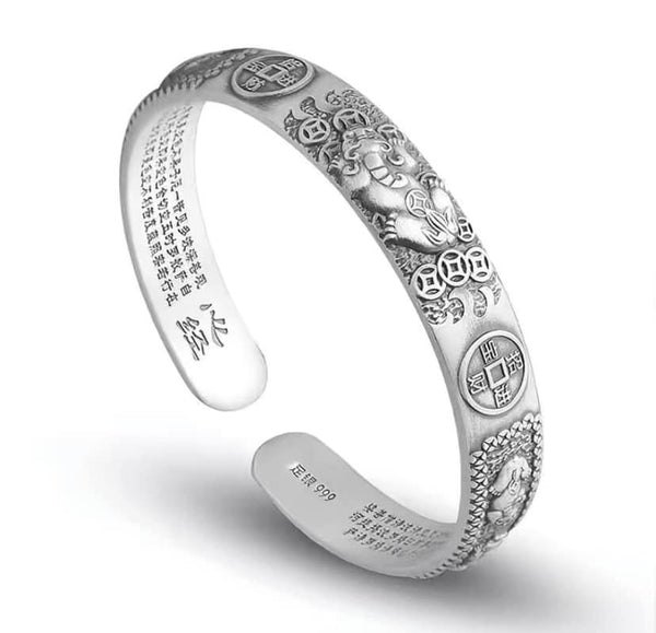 J2230  Stainless Steel Metal Bangle “Signs”