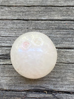 V0654  Vintage Rose Quartz Bead with Inclusions