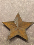 M0385  ONE (1) Vintage Copper Metal Star Cabochon Circa 1964