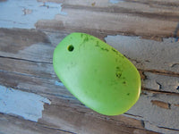 P0587   Green Apple Magnesite Pendant