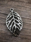 P0762  Silver Leaf Pendant “Sturdy”