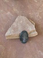 P1407  Jasper Stone Oval Drilled Pendant