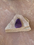 P1427  Purple Dragon Veined Agate Pendant