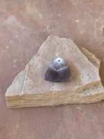 P1440   Chevron Amethyst Triangle Pendant