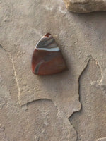 P1479  Banded Agate Triangle Pendant