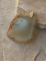 P1499  Sliced Druzy Sliced Pendant with Glue on Bail “Tans”