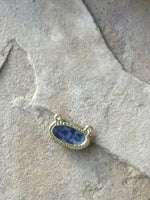 P1542  Sodalite set in Brass Connector/Pendant