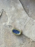 P1542  Sodalite set in Brass Connector/Pendant