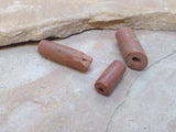 V0671  THREE (3) Vintage Bauxite Trade Beads