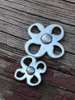 V0698  Set of TWO (2) Vintage Pinwheels Pendants Circa 1979