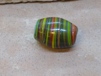 V0753  Vintage Handmade Lamp Work Glass Trade Bead Circa 60’s