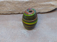 V0753  Vintage Handmade Lamp Work Glass Trade Bead Circa 60’s