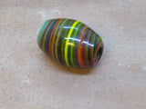 V0753  Vintage Handmade Lamp Work Glass Trade Bead Circa 60’s