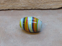 V0755  Vintage Handmade Lamp Work Glass Trade Bead Circa 60’s