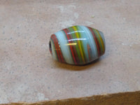 V0756  Vintage Handmade Lamp Work Glass Trade Bead Circa 60’s