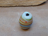 V0758  Vintage Handmade Lamp Work Glass Trade Bead Circa 60’s