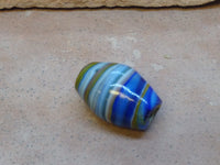 V0759  Vintage Handmade Lamp Work Glass Trade Bead Circa 60’s