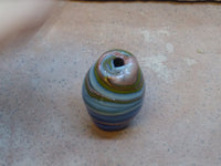 V0759  Vintage Handmade Lamp Work Glass Trade Bead Circa 60’s