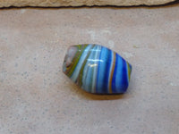 V0759  Vintage Handmade Lamp Work Glass Trade Bead Circa 60’s