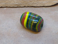 V0760  Vintage Handmade Lamp Work Glass Trade Bead Circa 60’s