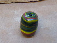 V0760  Vintage Handmade Lamp Work Glass Trade Bead Circa 60’s