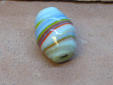 V0766  Vintage Handmade Lamp Work Glass Trade Bead Circa 60’s